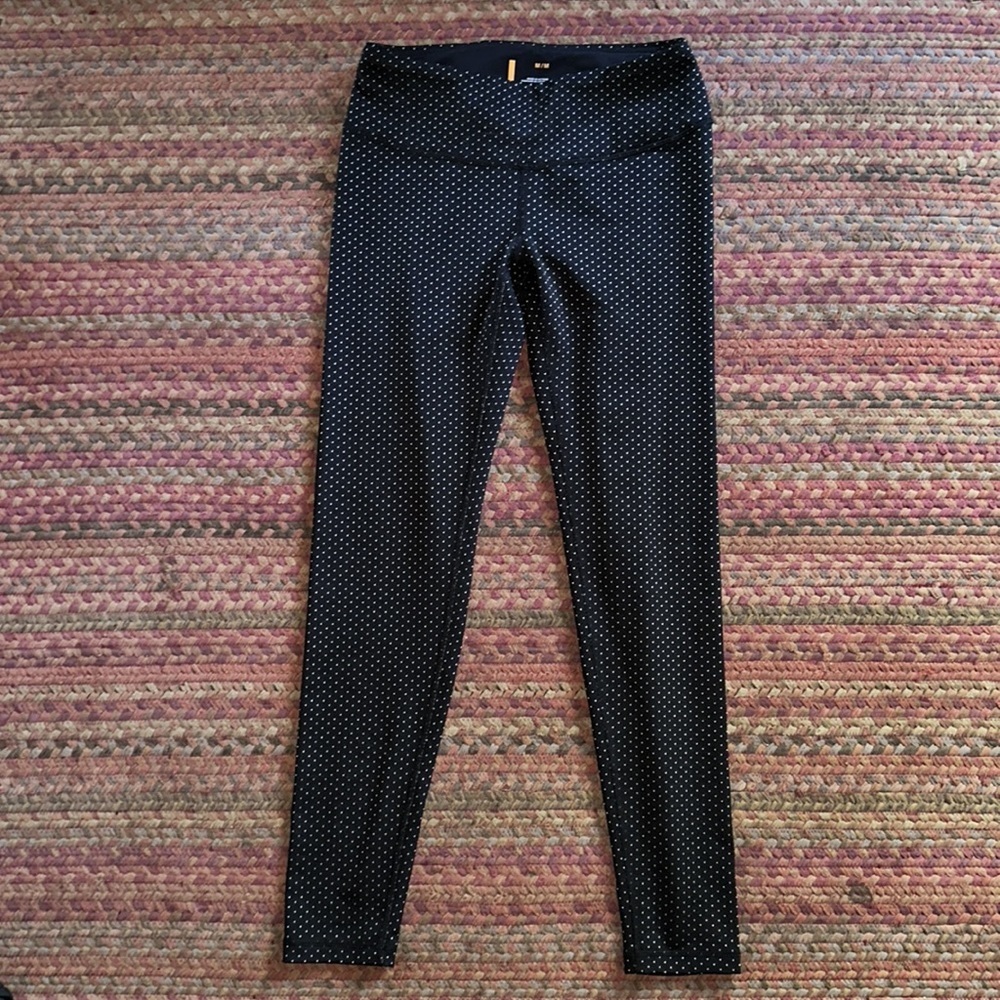 LUCY ATHLETIC BLACK POLKA DOT LEGGINGS